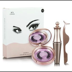 Magnetic Lashes And Eye liner with tweezers